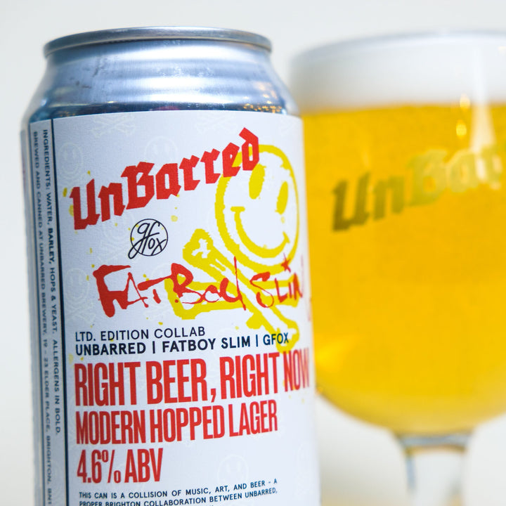 Right Beer, Right Now - Fatboy Slim x George Fox Collab 4.6%