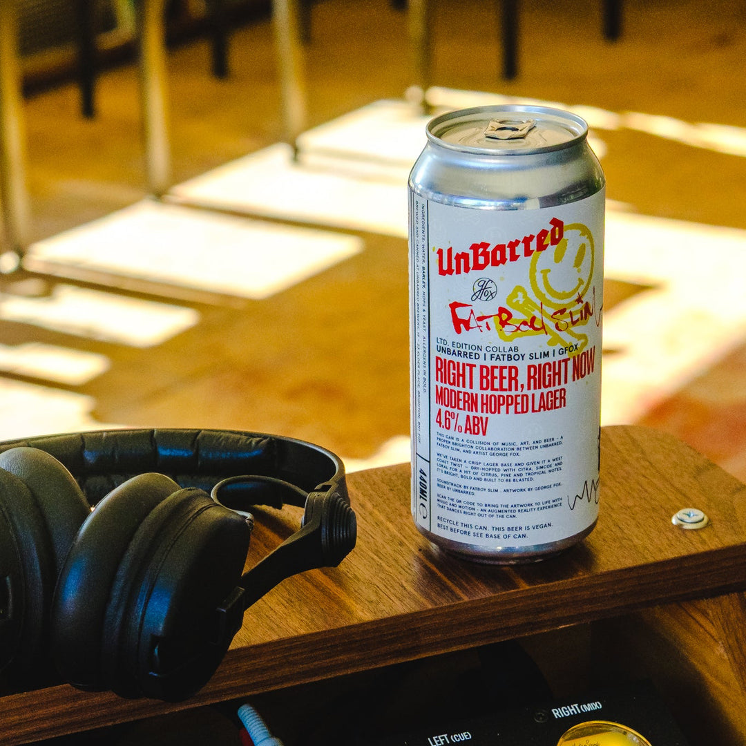 Right Beer, Right Now - Fatboy Slim x George Fox Collab 4.6%